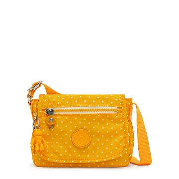 Kipling Sabian Klassieke Printed Crossbody Mini Tassen Geel | BE 1339AH